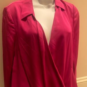 Classiques entier pink blouse size small. Like new